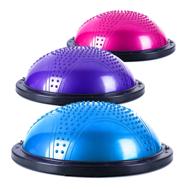 Half Fitness Yoga Ball Fit Ball Balance Trainer Stabilizer GYM Pilates Fitness Balancing Ball  Hemisphere
