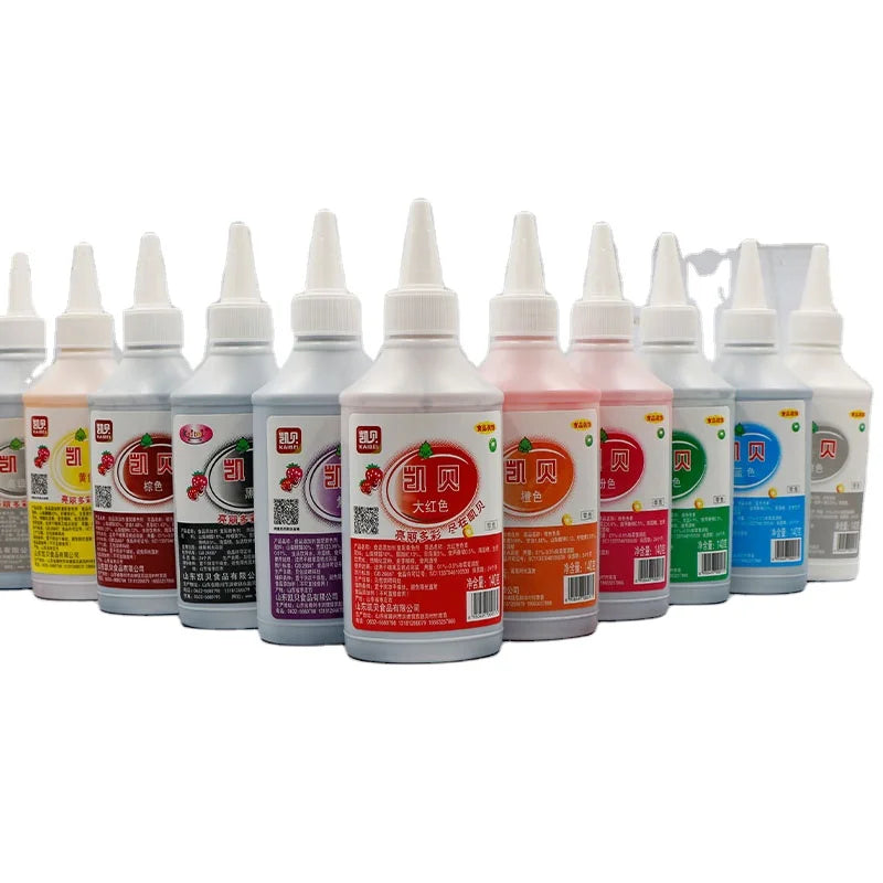 11 Cake Food Coloring Powder Set for Dessert Decorating Sweet Taste Food Grade in Bottle