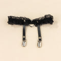New Women Lolita Lace Love Heart Elastic Thigh Garter Personalized Punk Rivet Leg Ring Girls Harajuku Garter Belt