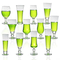 Beer Can Highball Glass Cups Customized logo clear Beverage Cup Drinking Glass Set Juice Glass Cup for Home