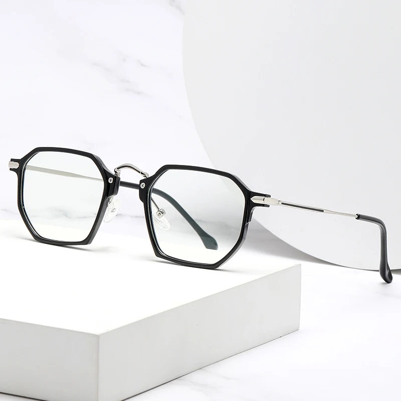 Square TR90 Glasses Frame  for Men Anti Blue Light Classic Eyeglasses Frame Business Spectacles Prescription Optical Frame