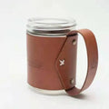 OEM Custom logo Leather Cup Cover Insulated Cup Cover Fashionable Water Cup Cover