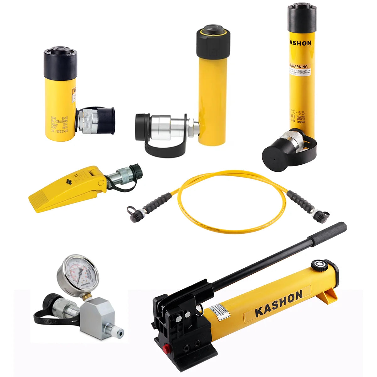 SC05HTBW 5 Ton Enerpac Equivalent Three Hydraulic Cylinders and Hand Pump Wheeled Toolbox Set