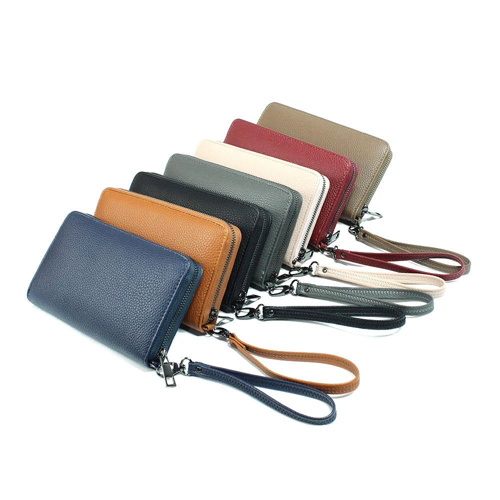 Fashion Long Zip Women's Wallets PU Leather Clutch Purse for Ladies Wallet Women Long Wallet