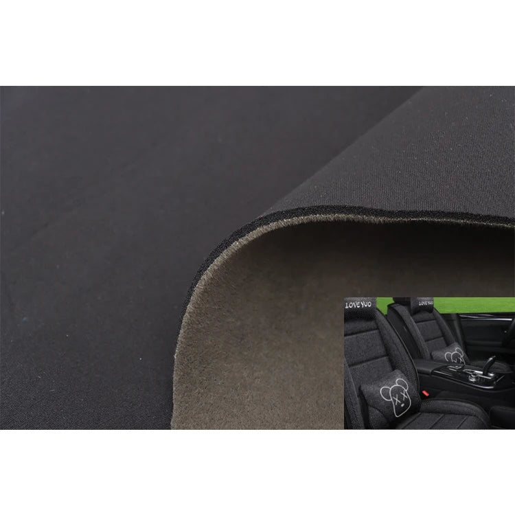 Polyester/Cotton Composite Fabric Plain Woven Medium Weight Customized Color Paint Brush Clothing Fabric for Girls Car Cushions