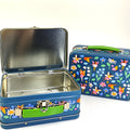 Handheld High Quality Tin Box Metal Food Storage for Bread Candy Cookies & Chocolate Custom Colors Available