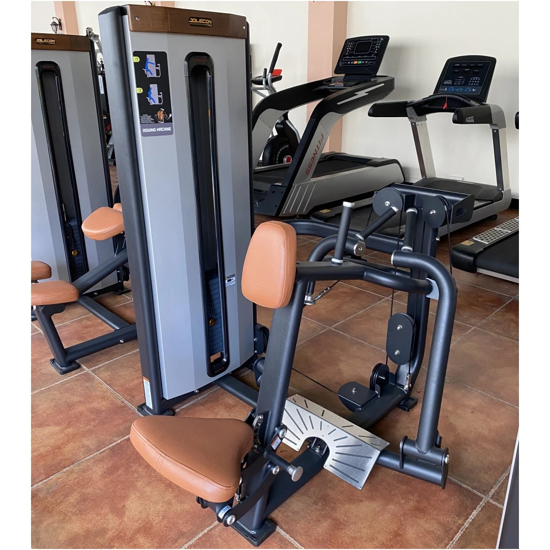 Custom Logo Indoor Gym Fitness Equipment Pin Selection Seated Row Rowing Machine
