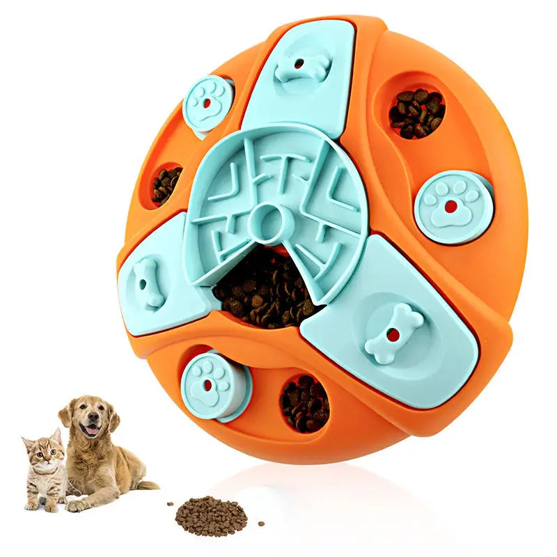 Eco-Friendly Slow Luxury Travel Portable Storage Pet Bowls Dogs Cats Food Puzzle Toy Interactive Treat Household Sundries