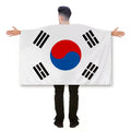 Promotional Product Hot Sale South Korea Cape Flag 100%polyester Double-side Custom South Korea Cape Flag