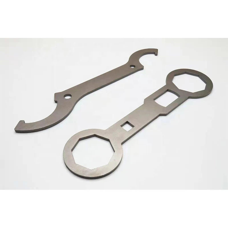 Wholesale Steel Cutting Machinery Spare Parts Custom  Cnc Machining Professional Shock Absorber Wrench for Motorcycle