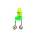 LED Night Fishing Rod Bait Bite Alarm Bell Double Ring Bell Fishing Indicator Rod Tip Clip Fishing Bell Bait