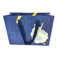 Luxury Custom Blue Branded Offset Printed Coated Paper Shopping Bags Custom Personalised Logos Recycled Materials for Clothing