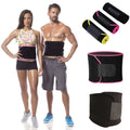 Men Women Neoprene Lumbar Waist Trimmer Belt Weight Loss Sweat Band Wrap Fat Tummy Stomach Sauna Sweat Belt for Gym Fitness