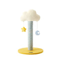 Modern Cute Cat Tree Climber Cloud Design Wood Sisal PC Fleece Materials Includes Lifelike Hanging Toy Sustainable Cartoon Style