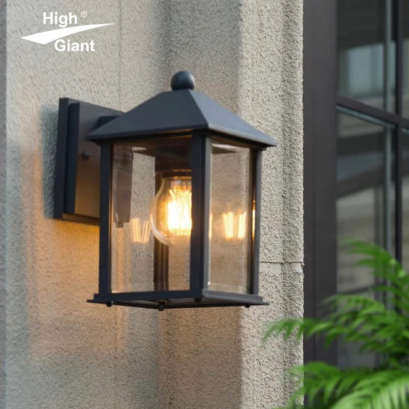 Design Wall Lighting Rectangular Modern Decorative up and Down Aluminium Outdoor Wall Lamps for Garden