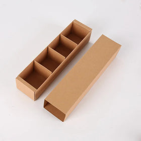 Mini Custom 350g Kraft Paper Candy Cookie Gift Box with Glossy/Matt Lamination Photo Frame Packaging