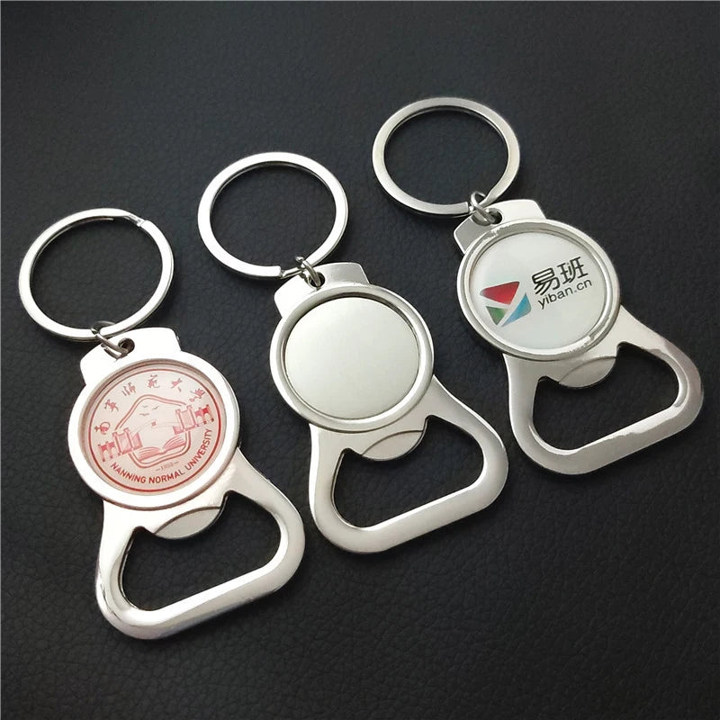 Customized Metal Beer Keychain Custom Keychain Bottle Opener With Your Logo