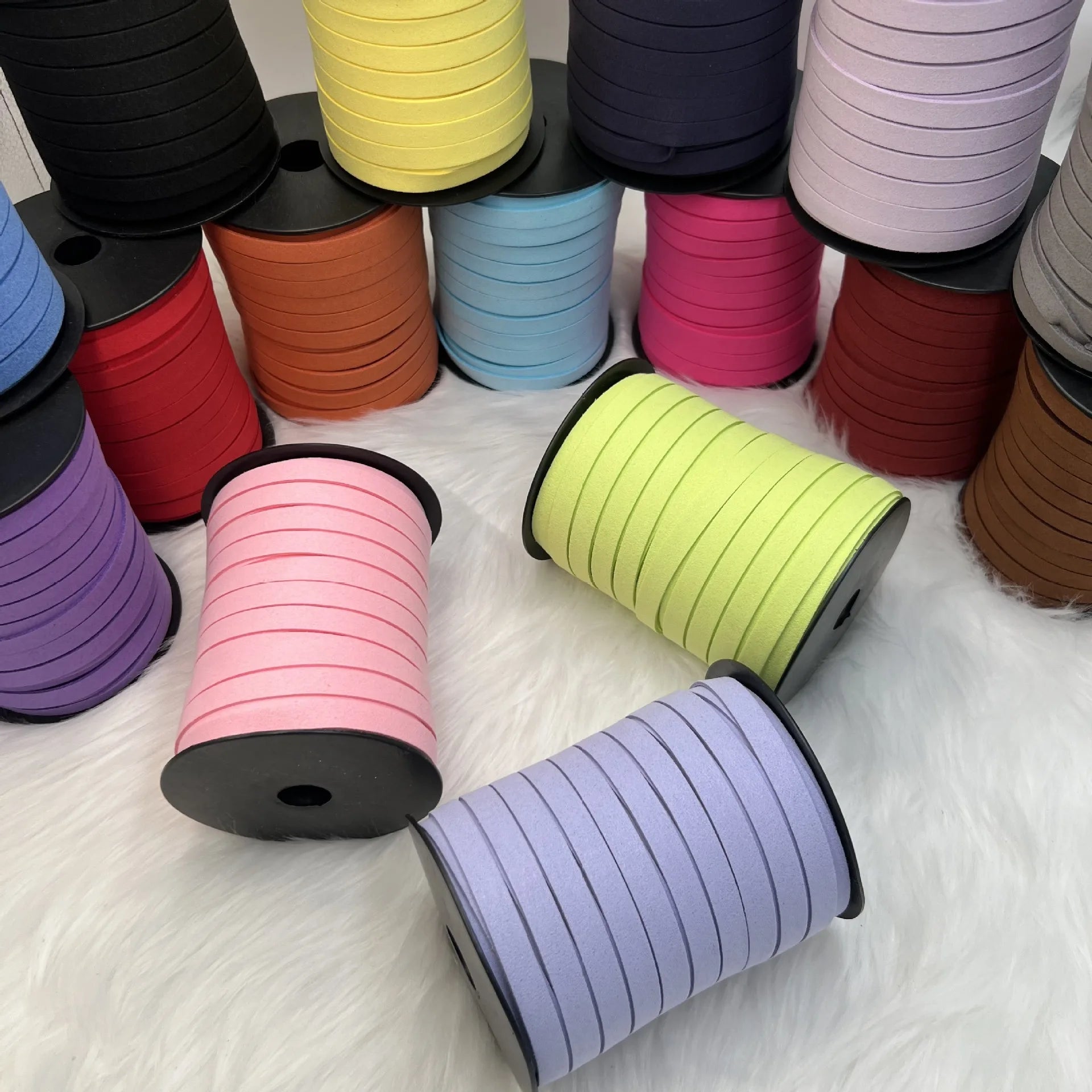 10mm Brown Black White Premium Cashmere Suede Necklace and Bracelet Cords Colorful Faux Leather Cord for Jewelry Making Gift