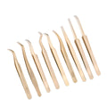 Wholesale Top Quality Custom logo Non Slip Makeup Tools Lash Eyelash Tweezers Plier