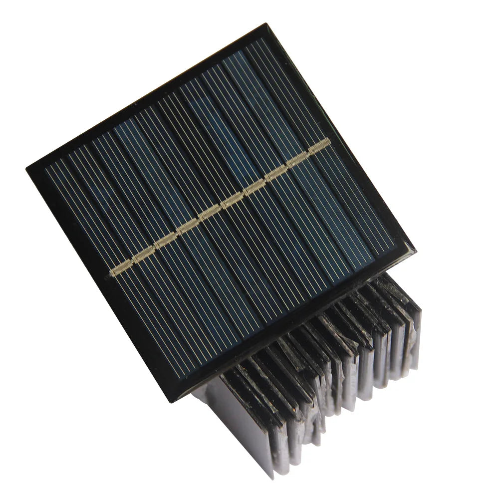 BUHESHUI 0.7W 5V Solar Panel Charger for 3.7V Battery  Polycrystalline Solar Cell Epoxy 70*70MM