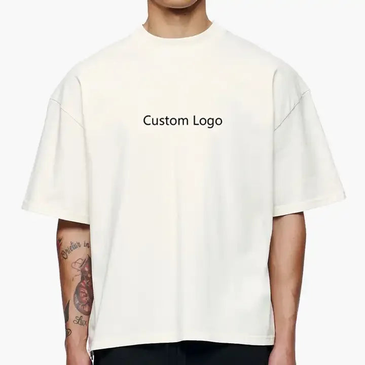High Quality Drop Shoulder Dtg Streetwear Heavyweight Heavy T-Shirt 100% Cotton Vintage Graphic Oversized Tshirt Custom T Shirt