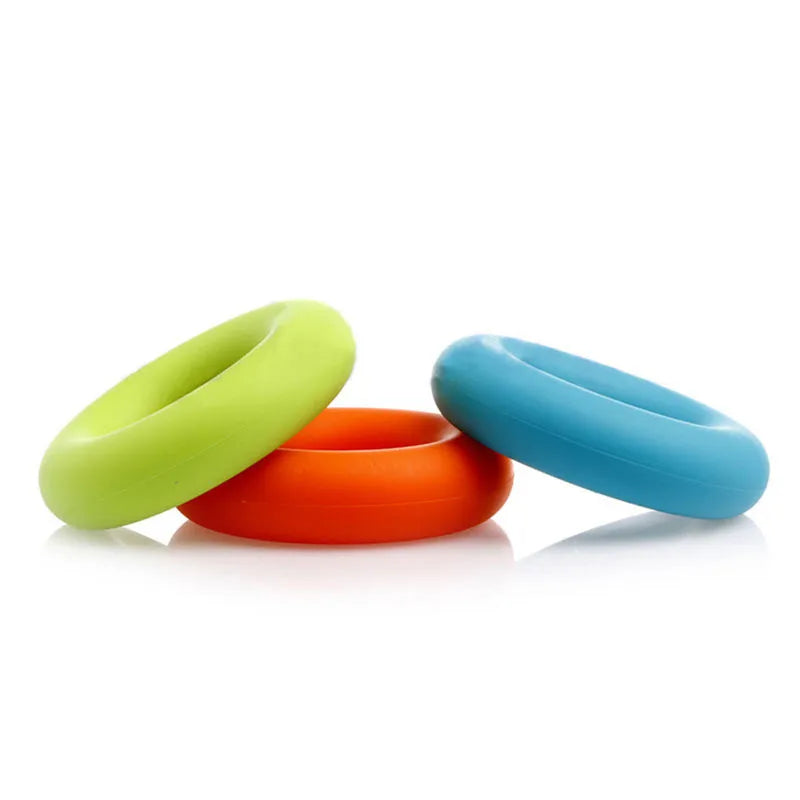 Silicone Rubber Eco-Friendly UV Printed Portable Strength Hand Grip Finger Trainer Carpal Expander Promotional Gift