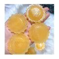 Wholesale quartz gemstone Orange Calcite Sunflower Folk Crafts Natural Healing Stones Crystal semi precious stone