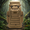 80L National Style Oxford Zipper Closure Waterproof Climbing Hiking Backpack for Men and Women Outdoor Sports