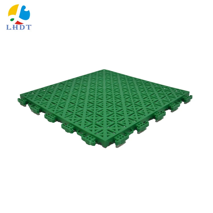 Suspended Interlocking Sports Court Surfaces with Cushion - Weatherproof Outdoor Basketball Floor