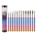 New Product 15PCS Nail Art Design Pen Painting Tools Wholesale Manicure Salon DIY 3D Acrylic Nail Brush Set