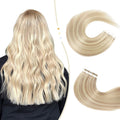 Wholesale Factory Price Stock Fast Shipping Double Drawn 100% Virgin Remy Ombre Tape in Human Hair Extensions for Wedding