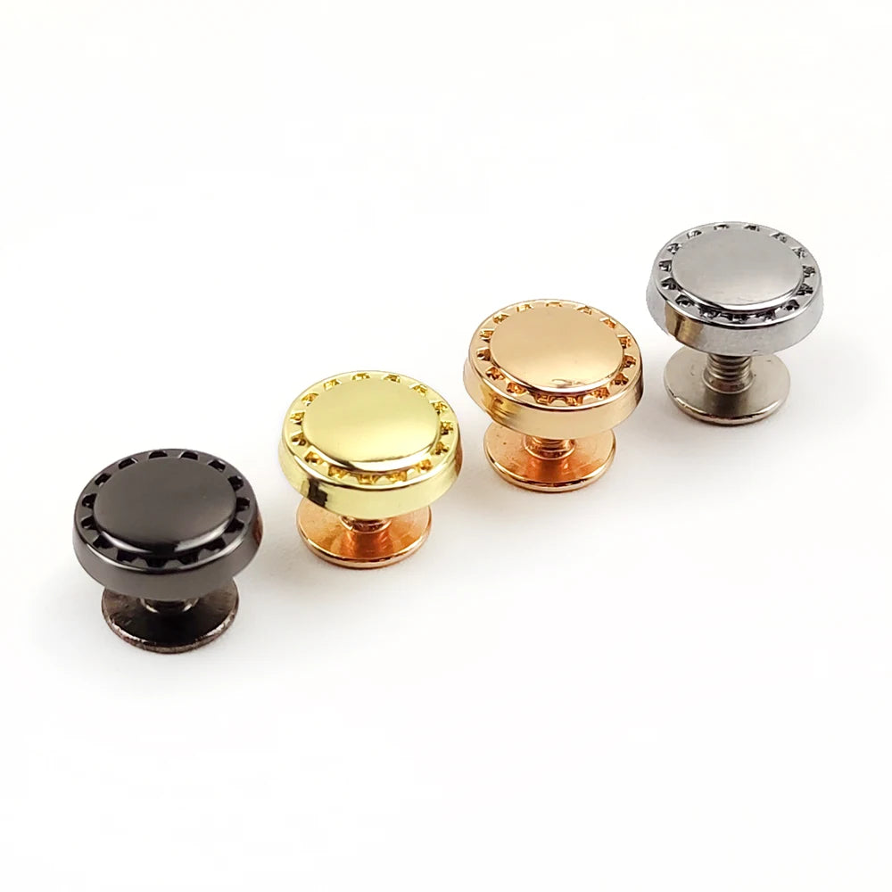 For Deepeel BF693 10mm Classic Vintage Rivet Studs Handbag Hardware Accessories Purse Decoration Bag Strap Nail Buckles Screw