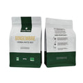 Small MOQ 100pcs Custom Sizes and Logo Health Food Packaging Flat Bottom Pouch Zipper Bag for Coffee Square Bottom Box Pouch