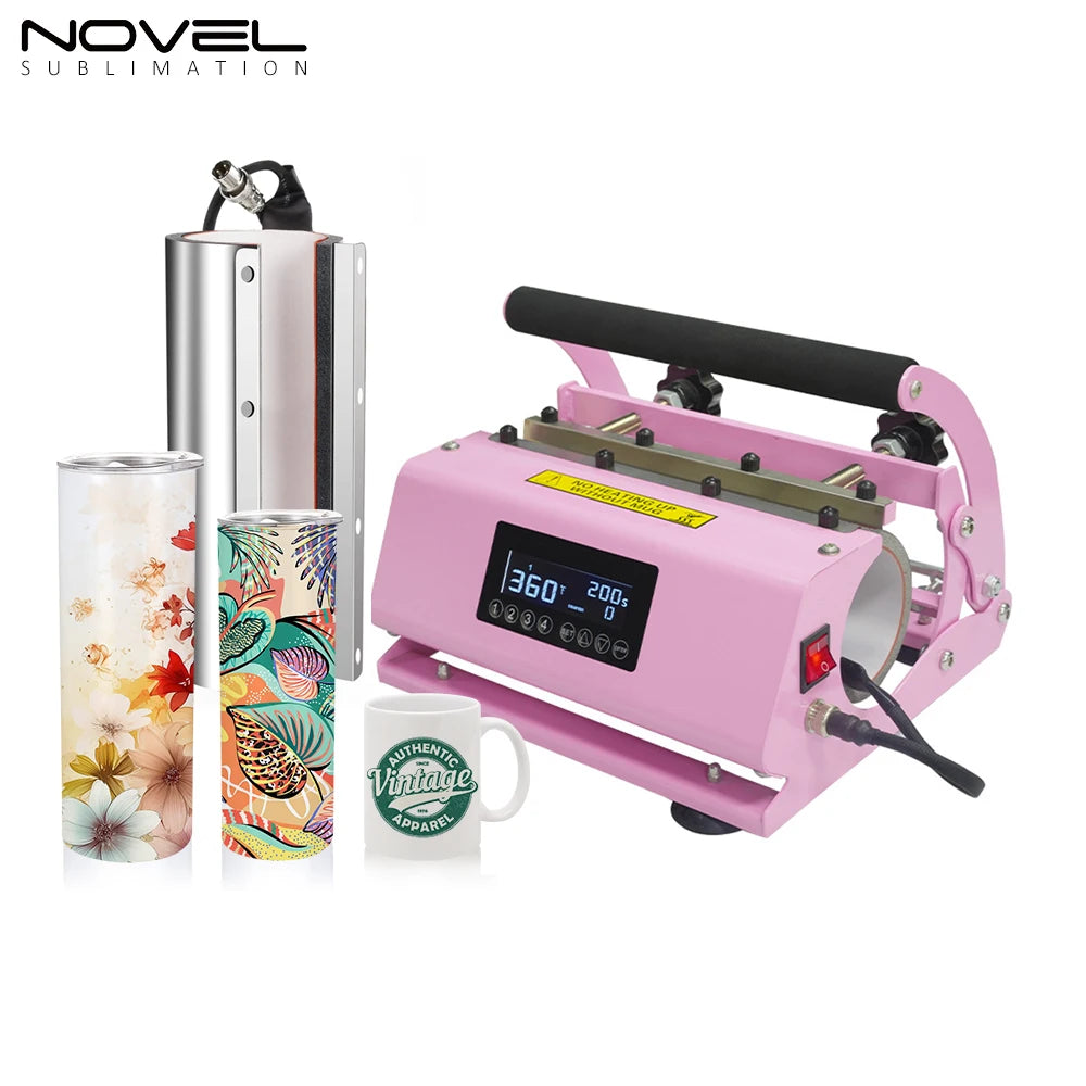 DIY Sublimation 30OZ Tumbler Press 11~30OZ Mug Cup Heat Press for Straight Skinny Sublimation Tumblers Heat Press Machine