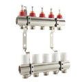 Modern Design Brass Underfloor Heating Valve HVAC Heat Pipe Floor Heating Manifold for Apartment Use