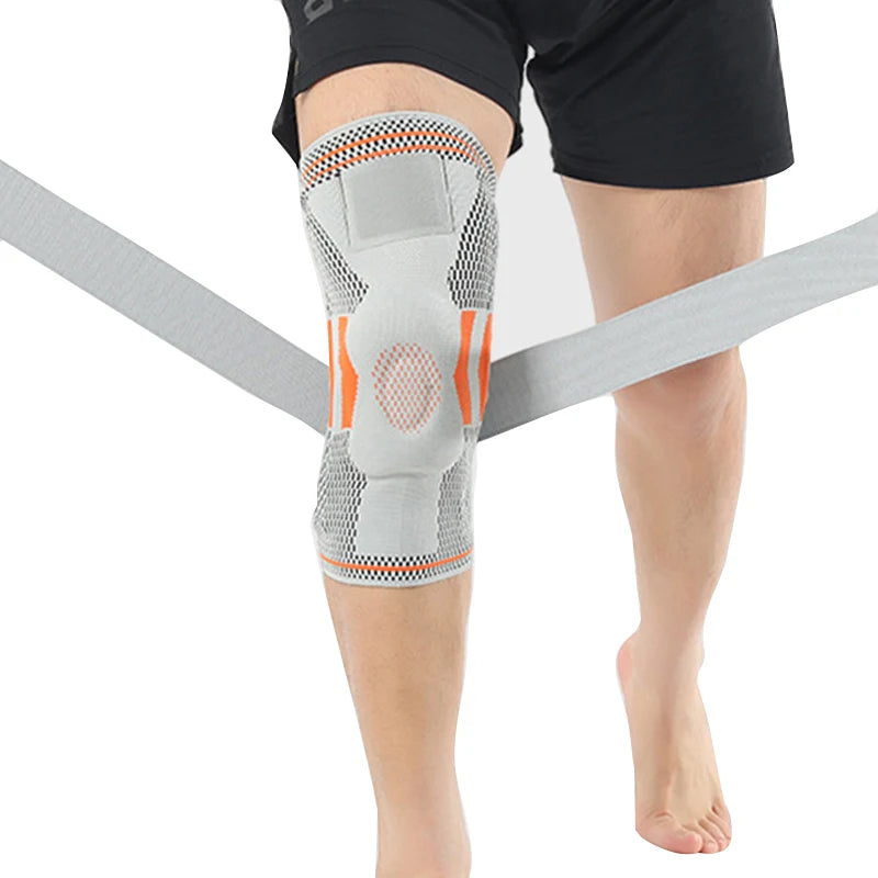 In Stock Double Strap Sport Knee Pad Side Stabilizers Adjustable Compression Knee Brace Support with Bandage Knee Support Brace
