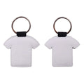 Round/Heart/Square Leather Keyring New Arrival Custom Printable Sublimation Blank PU Keychain for Gifts