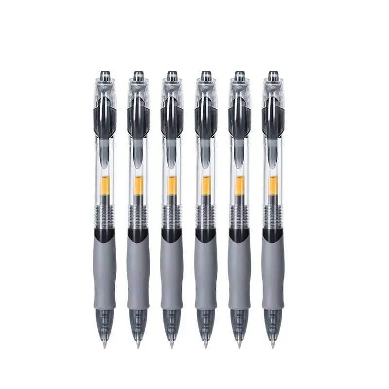 Press the Neutral Pen Student Specific 0.5 Bullet Head Exam Carbon Black Ballpoint Pen Press Type Water-based Ballpoint Pen
