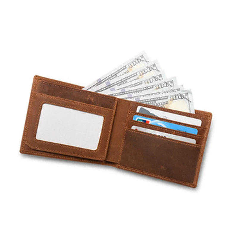 Mens Slim Credit Card Holder Genuine Leather Cardholder Wallets