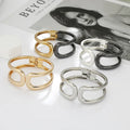 Personality 2024 Summer Punk Man Gilded Party Jewelry Cutout Cuff Bracelet Elegant Simple Fine Bangle Alloy Bracelets Women