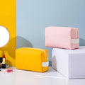 2026 New Hot Sale Pu Cosmetic Bag Portable Ins Style Women's Cute Hand Wash Bag Waterproof Storage Bag