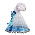 Maximum Durability with Double Lead Line and Stainless Steel Lead Pendant White Casting Net