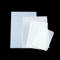 DIY Handmade Eco-Friendly Clear Rectangle Silicone Notebook Cover Molds with Ring for A4/A5/A6/A7 Notebooks