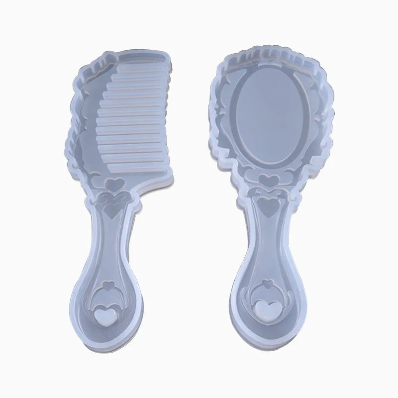 C-0248 DIY Jewelry Making Tools 3D Epoxy Resin Molds Transparent Silicone Comb Mold  for C-0249