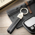 Premium Quality Custom Metal and Leather Keychain for Men Stylish Leather Key Chains