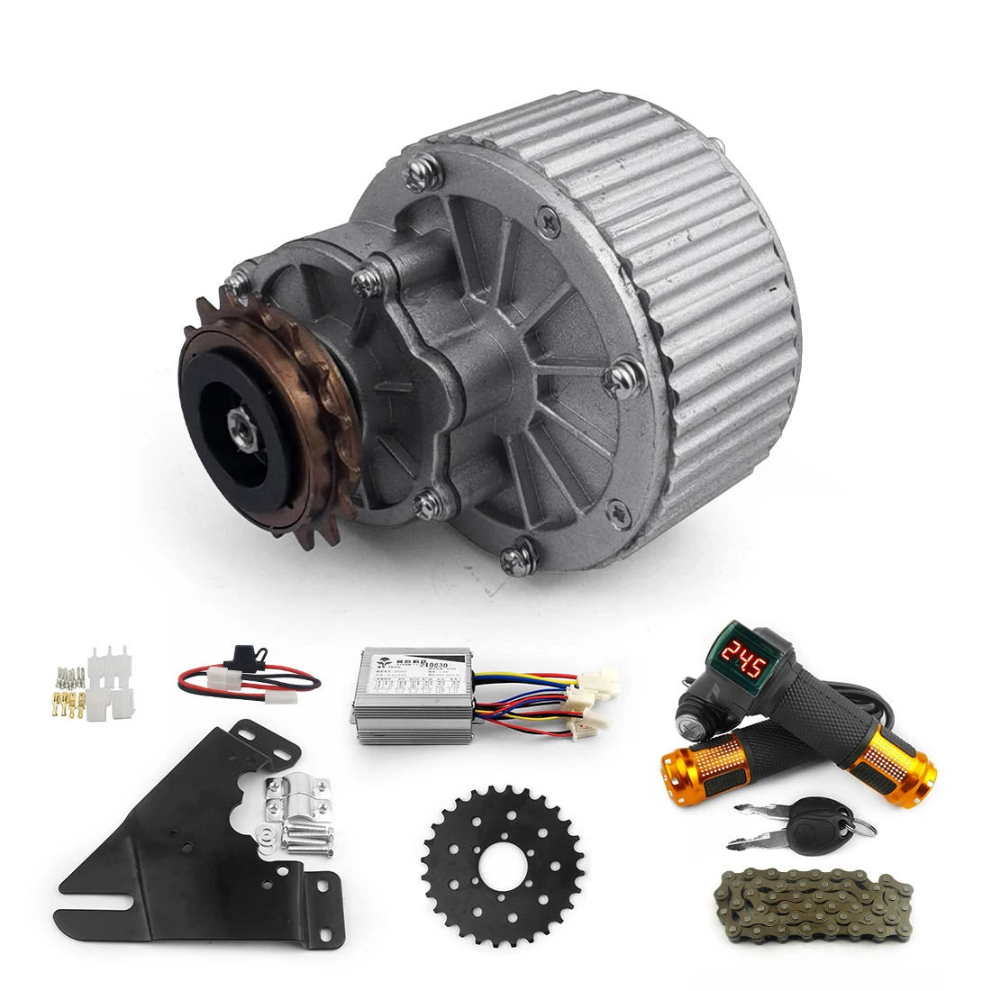 Hot Sale DIY 450w 24V 36V Drive and Controller Unified Motor Electric Bike Kit