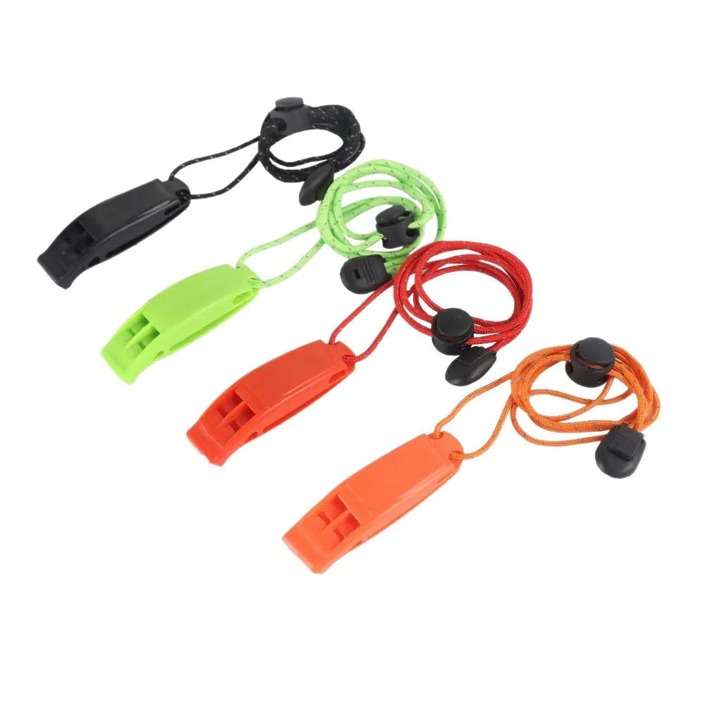 Emergency Safety Survival Rescue Plastic Whistle with Key Finder for Kettle Boating and Hiking Camping & Hiking Product