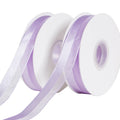 Free Samples Double Face Nylon Half Satin Half Organza Sheer Ribbon Roll 7 Solid Colors for Toy Gift Decoration Sustainable
