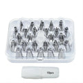 Custom 39pcs Eco-Friendly Stainless Steel Cake Decorating Tool Kit Icing Piping Nozzles & Tips Set Storage Tool Box for Baking