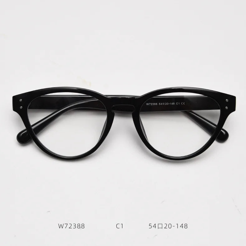 clear Lens Retro Glasses Frame for Men TR90 Korean Style square Glasses for Women Acetate High Quality Light Weight